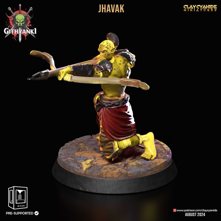 Jhavak — Clay Cyanide Collection STL miniature by Clay Cyanide