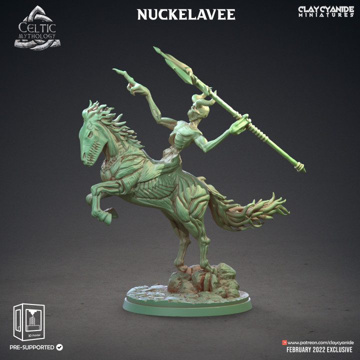 Nuckelavee — Dark Fantasy Monsters STL miniature by Clay Cyanide