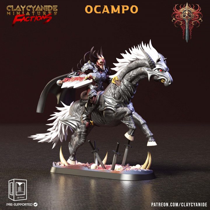 Ocampo — Clay Cyanide Collection STL miniature by Clay Cyanide