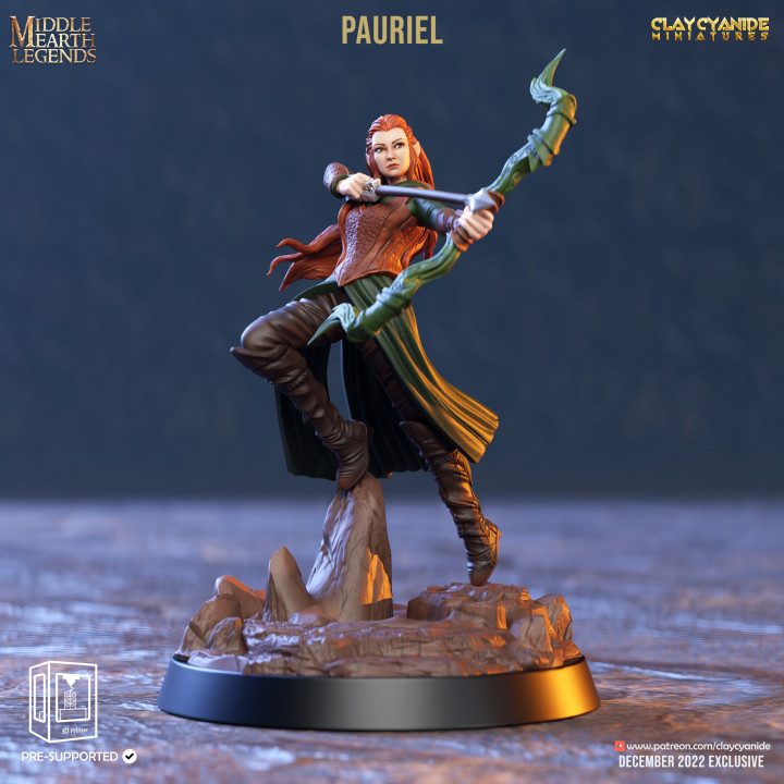 Pauriel — Fantasy Heroes & Champions STL miniature by Clay Cyanide
