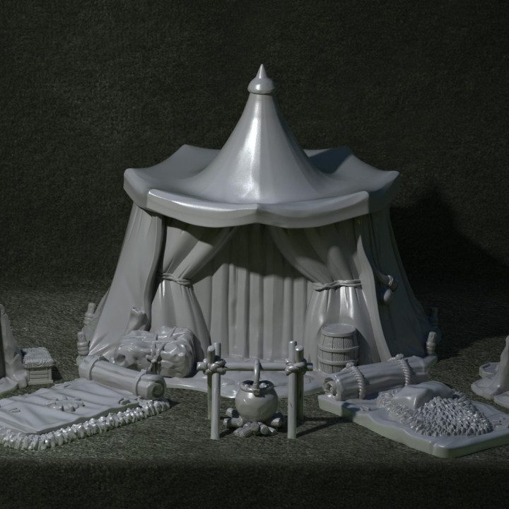 Pot — Terrain & Dungeon Props STL miniature by Clay Cyanide