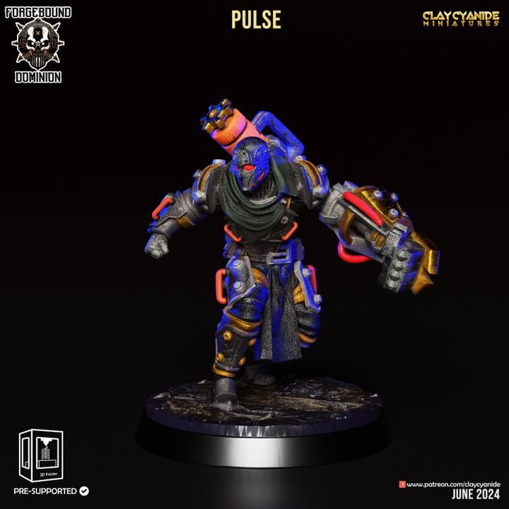 Pulse — Clay Cyanide Collection STL miniature by Clay Cyanide
