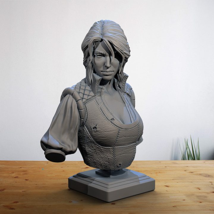 Riri Bust — Dark Fantasy Busts STL miniature by Clay Cyanide