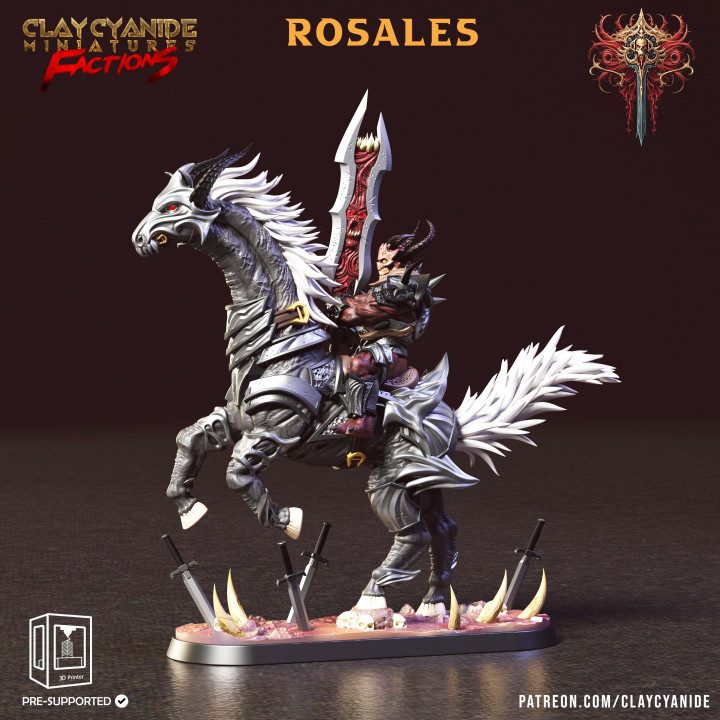 Rosales — Clay Cyanide Collection STL miniature by Clay Cyanide