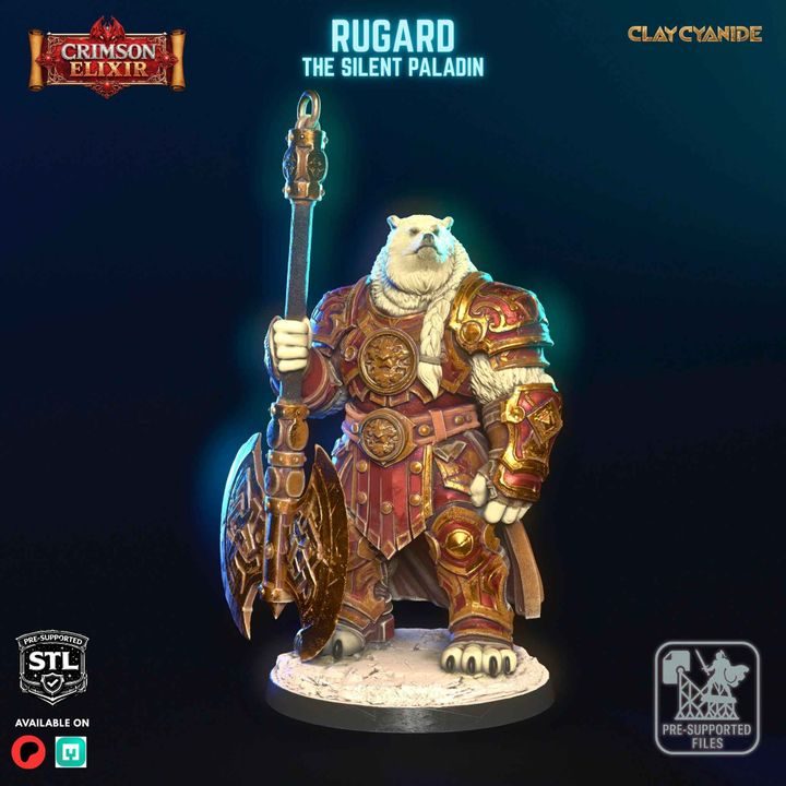 Rugard — Clay Cyanide Collection STL miniature by Clay Cyanide