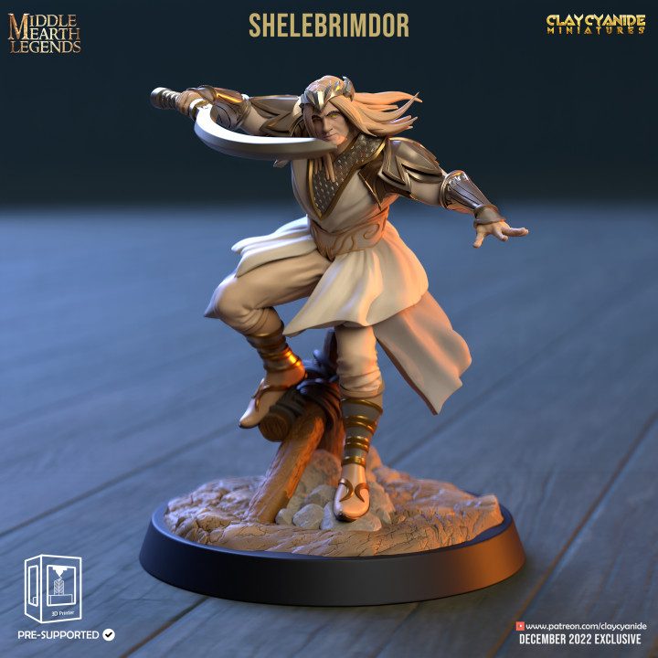 Shelebrimdor — Fantasy Heroes & Champions STL miniature by Clay Cyanide
