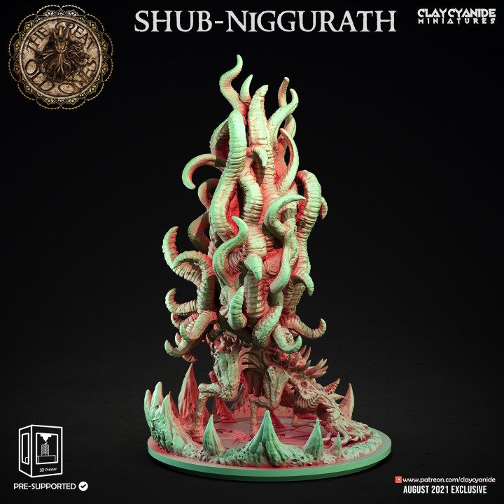 Shub-Niggurath — Dark Fantasy Monsters STL miniature by Clay Cyanide