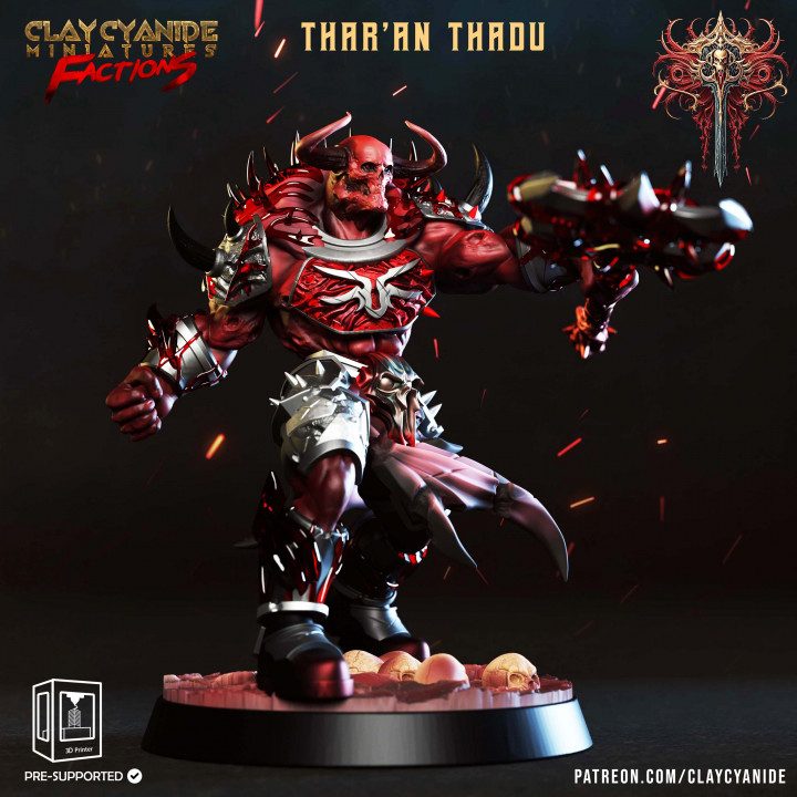 Thar'an Thadu — Clay Cyanide Collection STL miniature by Clay Cyanide
