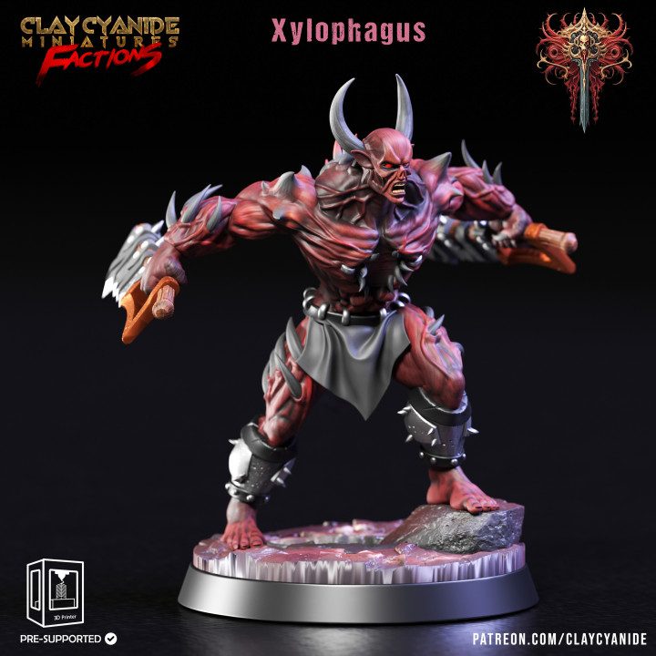 Xylophagus — Dark Fantasy Monsters STL miniature by Clay Cyanide