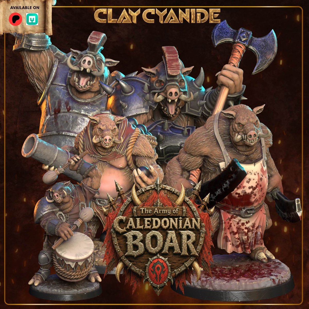 The Army of Caledonian Boar — July 2026 monthly release