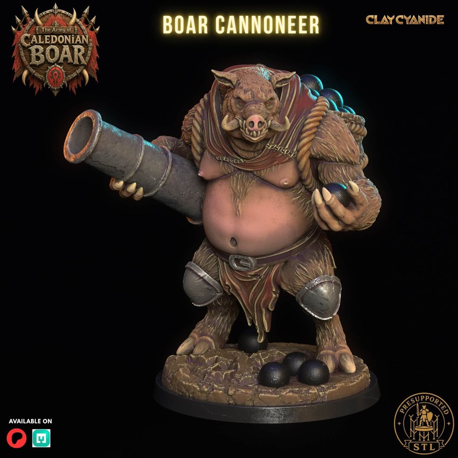 Boar Cannoneer
