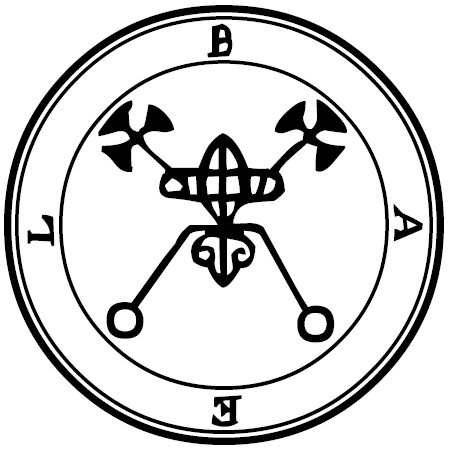 Seal of Bael — Ars Goetia demon #1 King sigil from the Lesser Key of Solomon