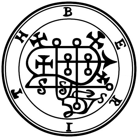 Seal of Berith — Ars Goetia demon #28 Duke sigil from the Lesser Key of Solomon