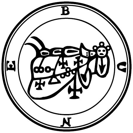 Seal of Bune — Ars Goetia demon #26 Duke sigil from the Lesser Key of Solomon