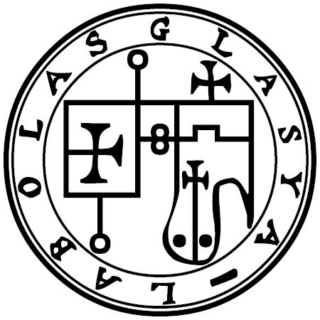 Seal of Glasya-Labolas — Ars Goetia demon #25 Count/President sigil from the Lesser Key of Solomon