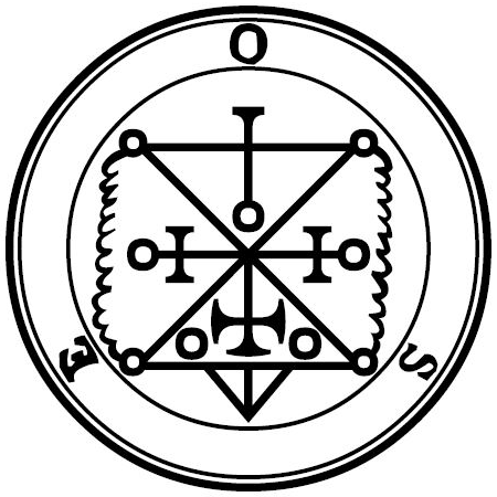 Seal of Ose — Ars Goetia demon #57 President sigil from the Lesser Key of Solomon